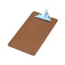 Prancheta Eucatex Mini Ofício Memorando 14cm x 24cm Garra Metal 