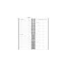 Agenda Comercial 2027 Capa Dura 119 x 275mm Brief Executive Spiral 2748938 Preto 194 Folhas