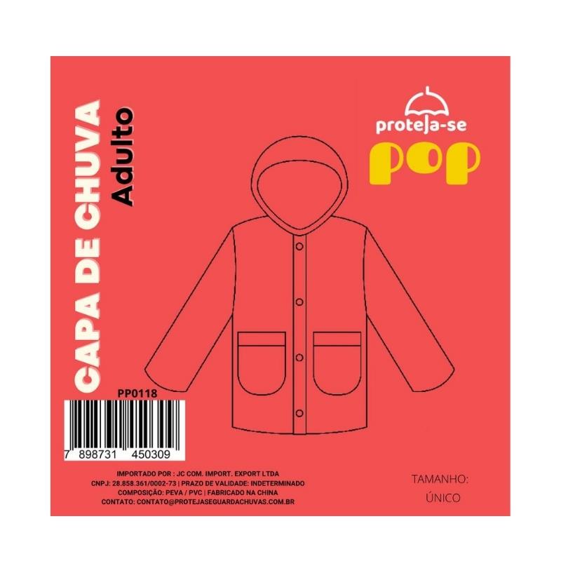 Capa para Chuva adulto POP