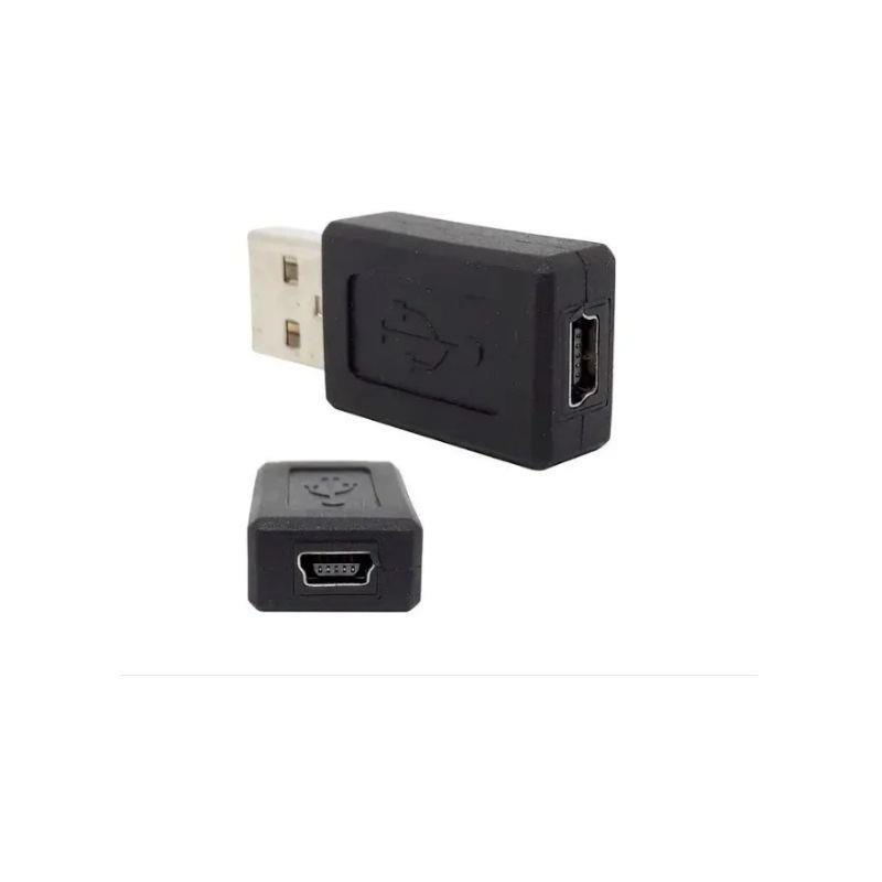 Adaptador USB A 2.0 Macho x Micro USB V8 Fêmea
