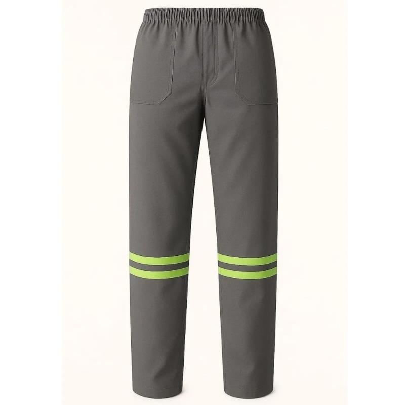 Calça Brim Refletiva Tockformes Cinza