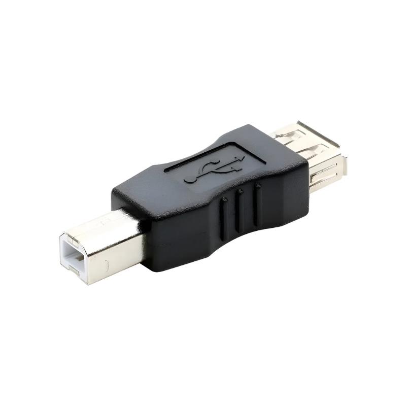 Adaptador USB A Fêmea x UBS Tipo B Macho