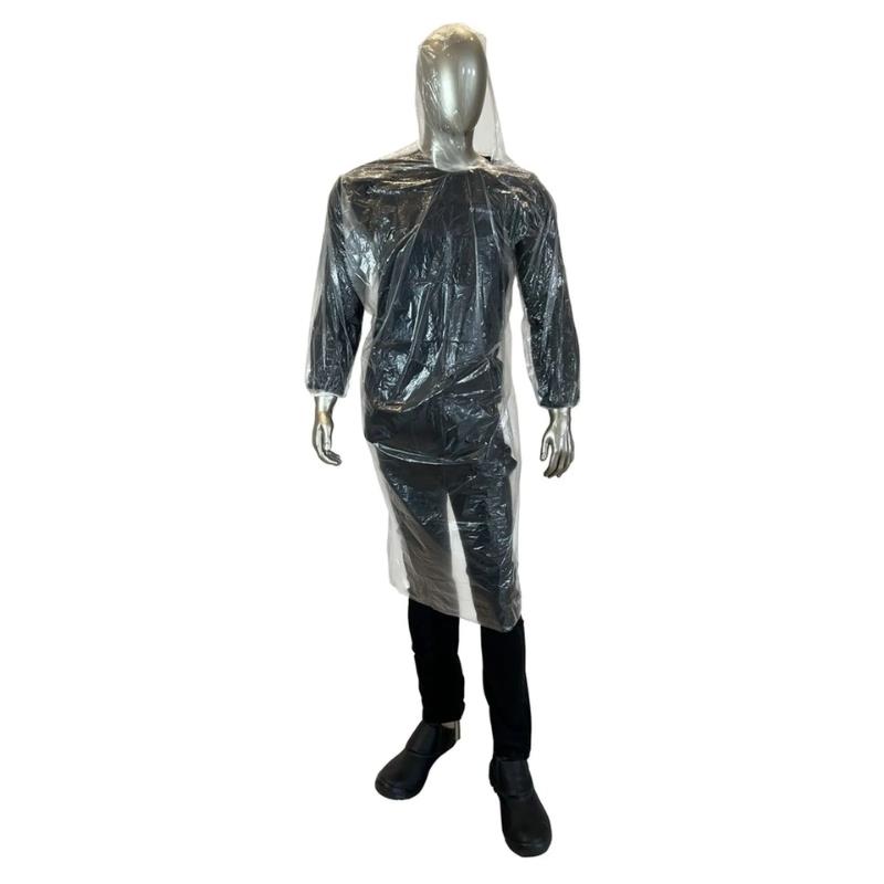 Capa de Chuva Brasmo Polietileno Transparente Tamanho Único