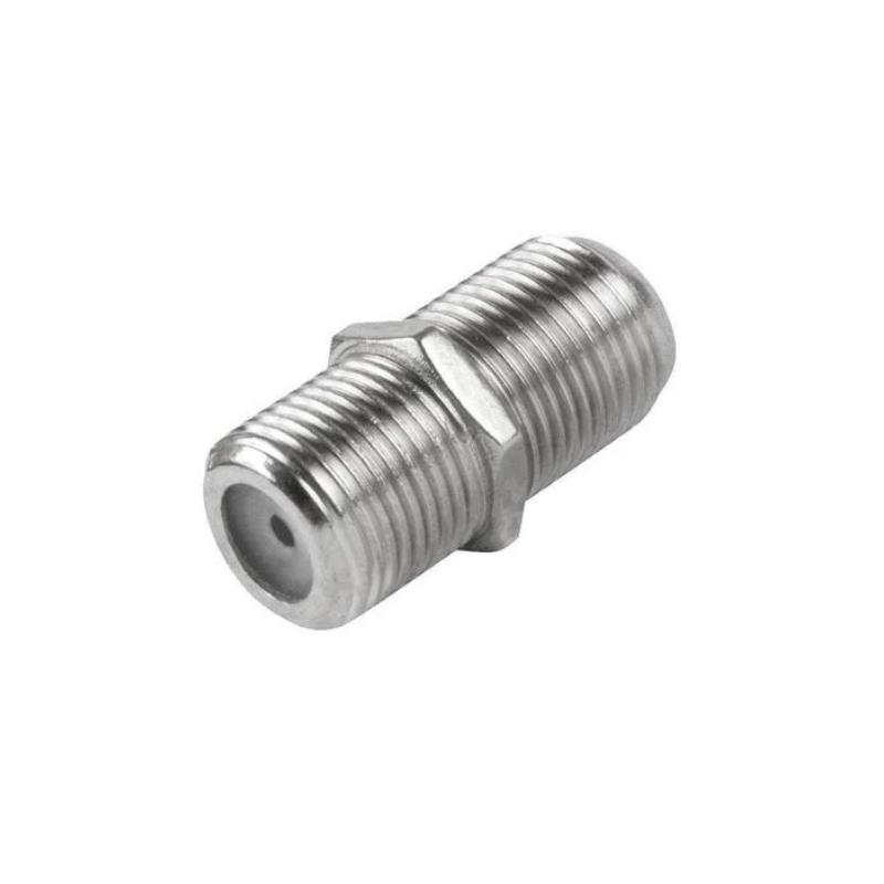 Kit 10 Adaptadores Coaxial Tipo F Fêmea x Fêmea