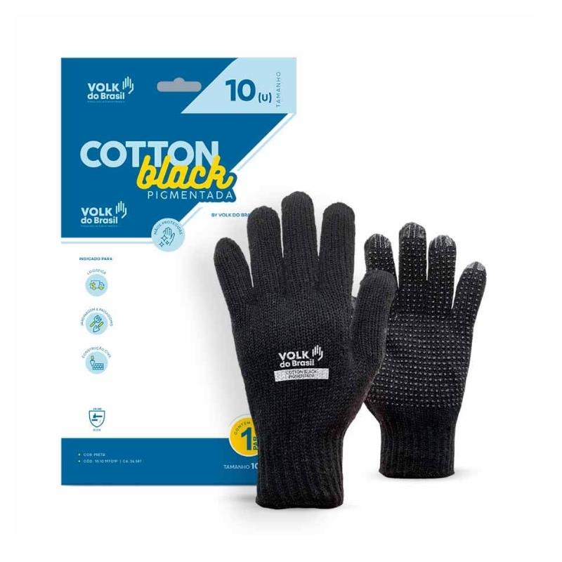 Luva Segurança Cotton Volk Tamanho Único CA30521