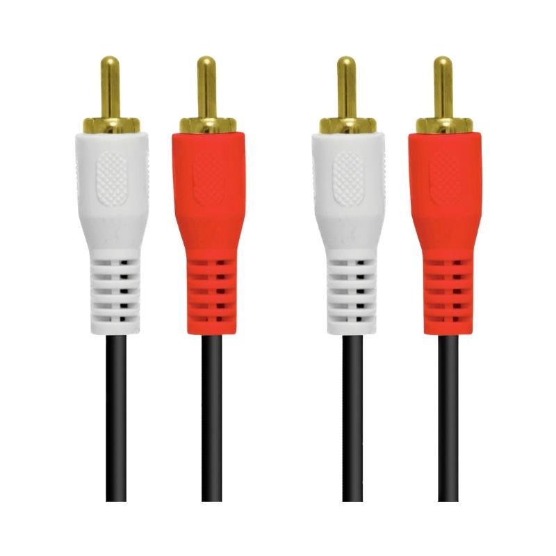Cabo Áudio 2 RCA x 2 RCA 10m