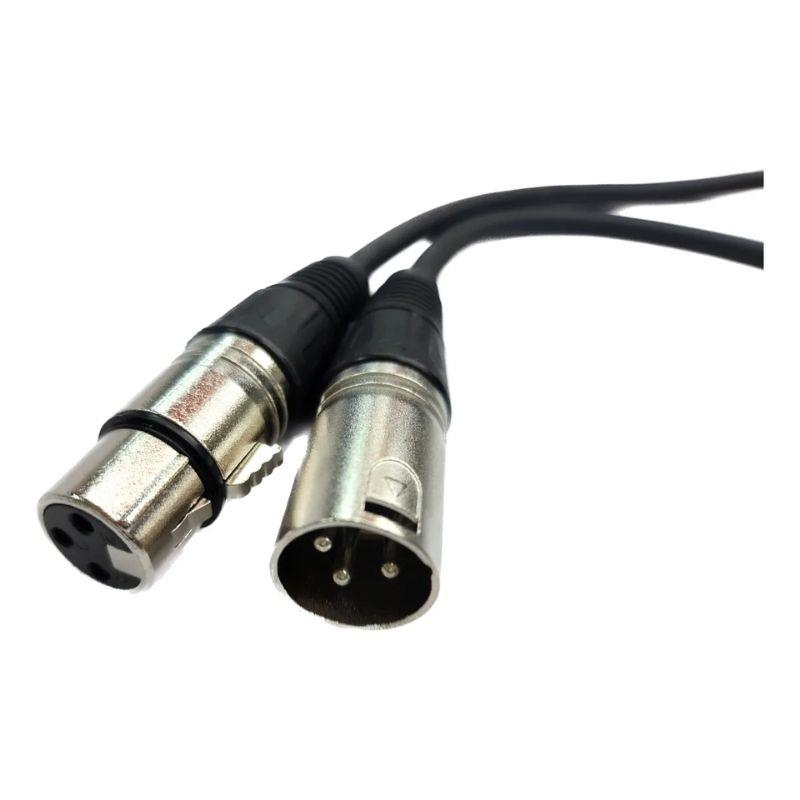 Cabo Cannon XLR Macho x XLR Fêmea Cannon 2m