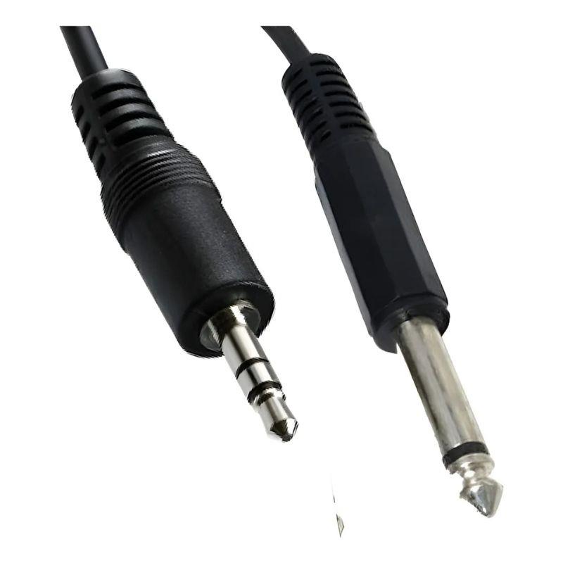 Cabo Áudio P2 Estéreo x P10 Mono 5m