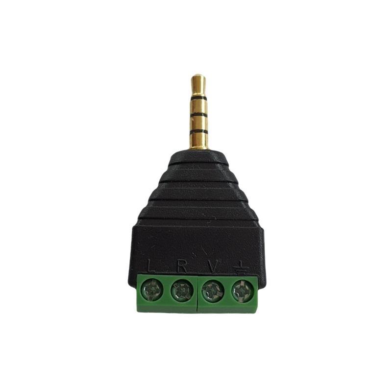 Conector Adaptador P3 Macho x Borne 4 Vias