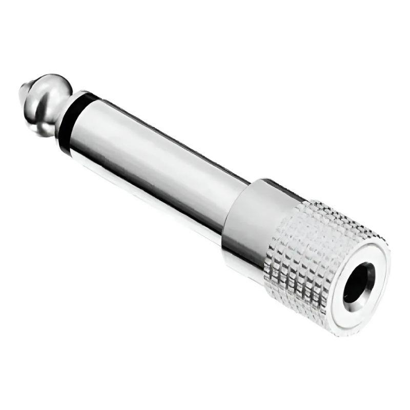 Adaptador P10 Macho Mono x P2 Fêmea Metal