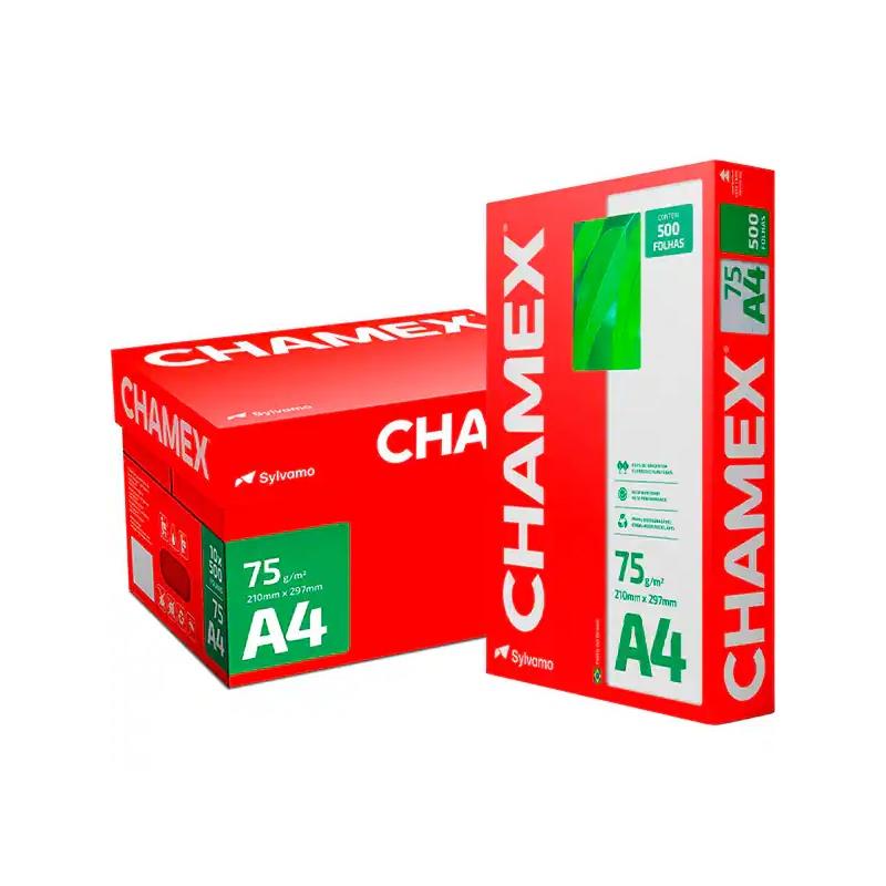 Caixa com 10 Resmas Papel Sulfite A4, 75g, 210mmx297mm - 5000 Folhas