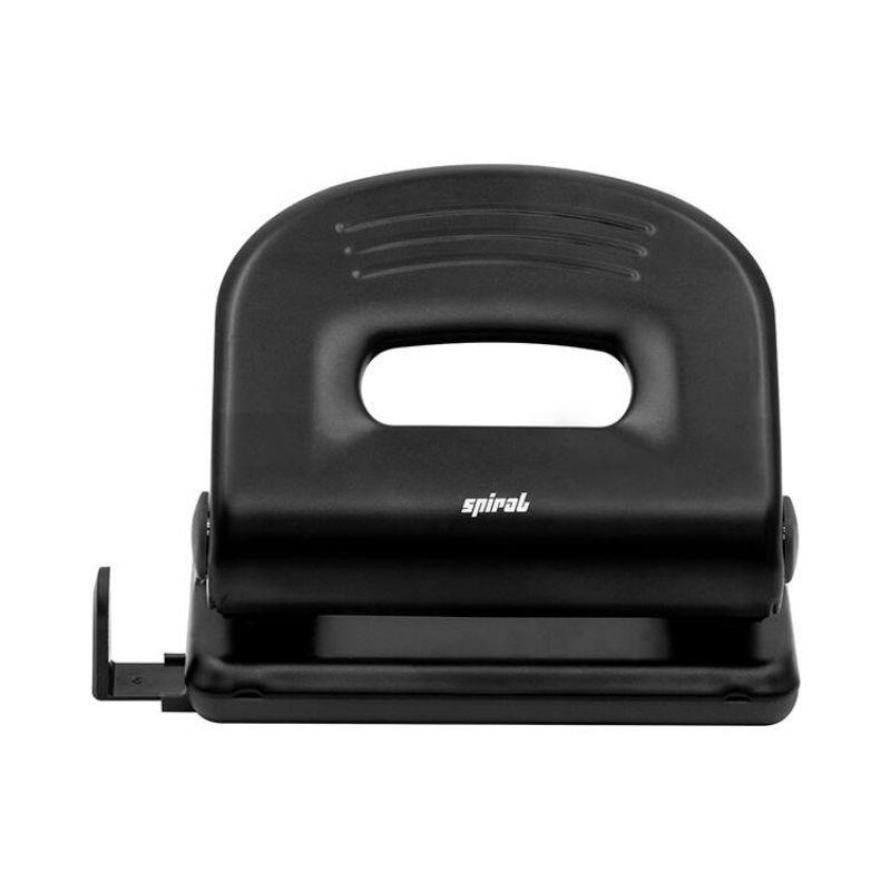 Perfurador de Papel 2 furos até 25 Folhas Preto 1809 Spiral