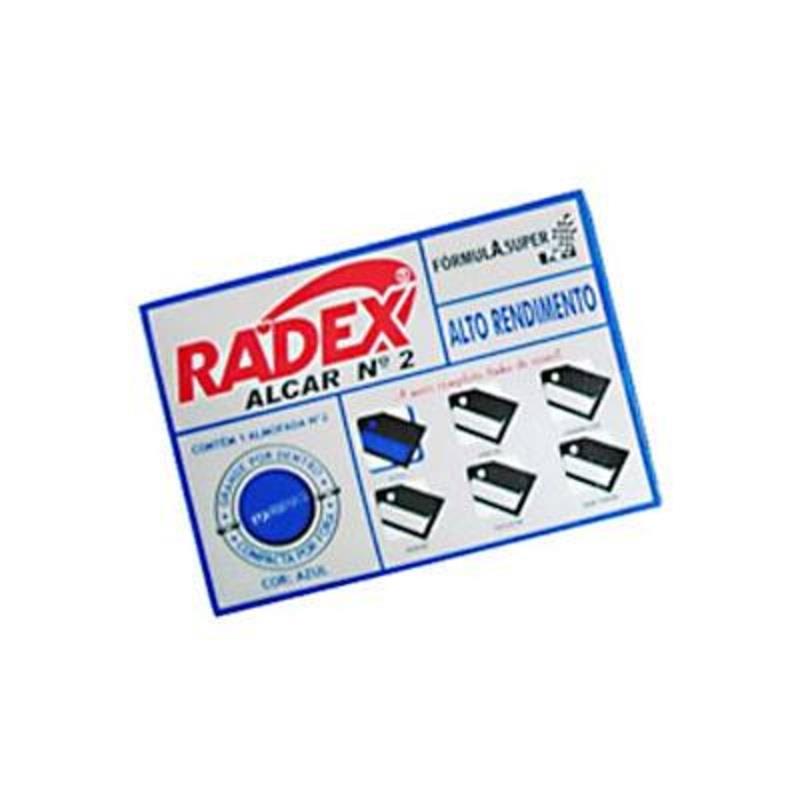 Almofada Carimbo N.2 5,2x9,4cm Asuper Radex