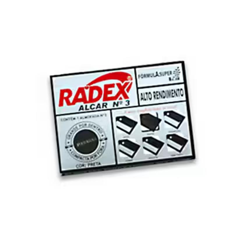 Almofada Carimbo N.3 6,9x11cm Asuper Radex