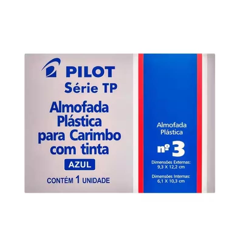 Almofada para Carimbo com Tinta N.3 Série TP Pilot 6.1x10.3cm