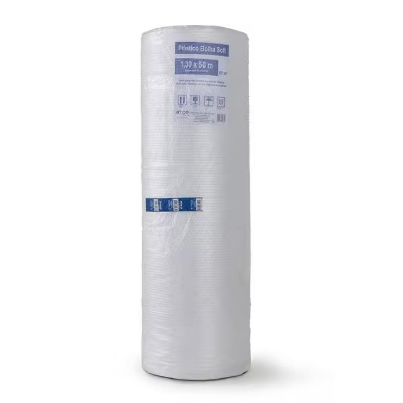 Rolo Plástico Bolha (25 micras) N.10 130cmx50m 100807 Atco