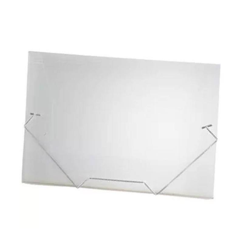 Pasta com Aba Elástico Ofício Sem Dorso polipropileno A02 Plascony