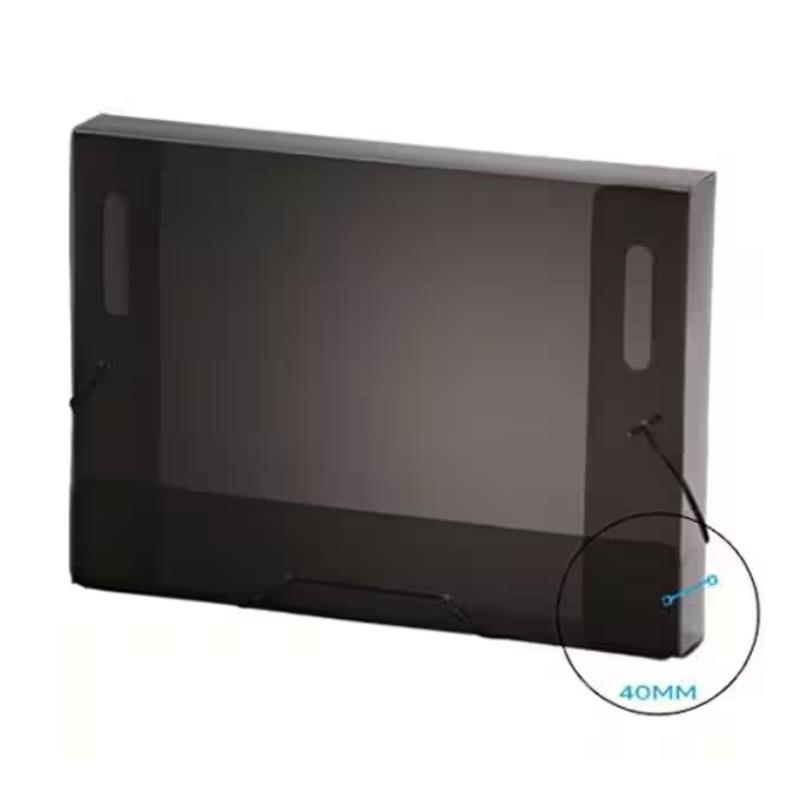 Pasta com Aba Elástico Ofício Com Dorso 40mm Polipropileno A40 Plascony