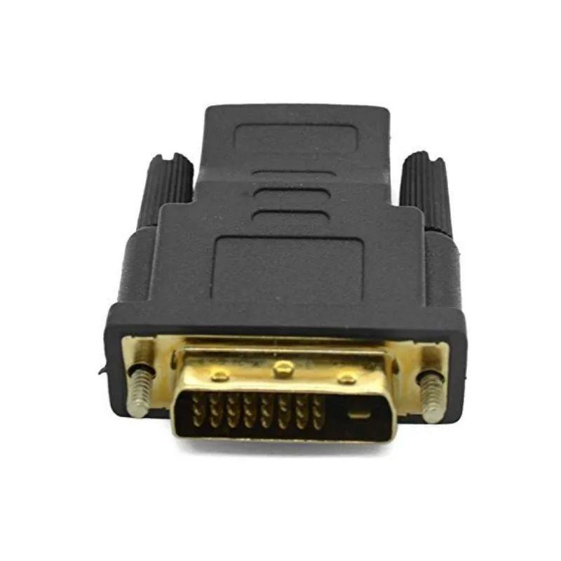 Adaptador DVI macho para HDMI fêmea