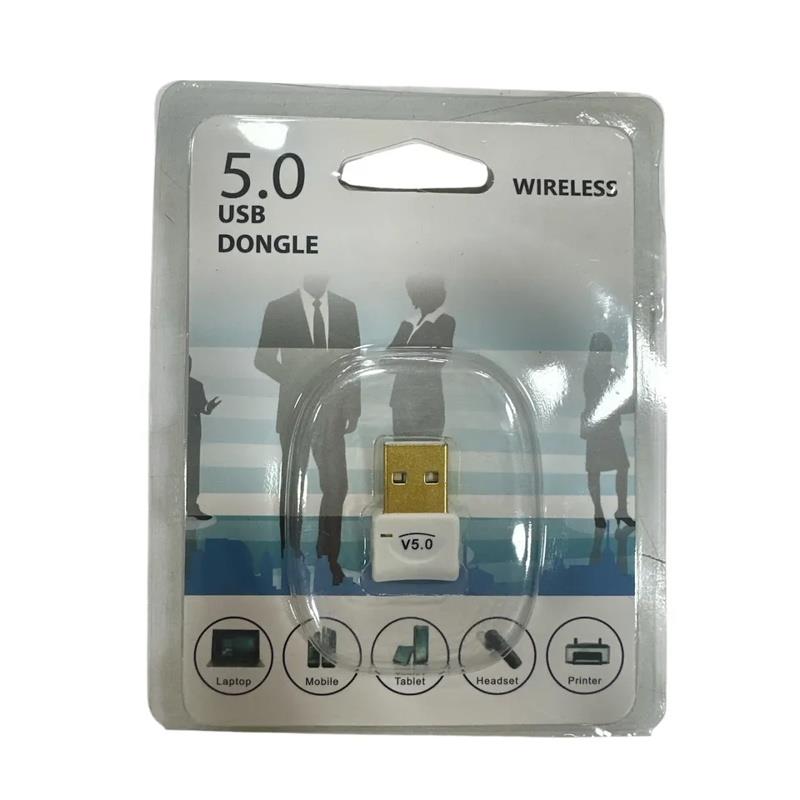 Adaptador Bluetooth Áudio e Dados 5.0 para PC  Conector USB