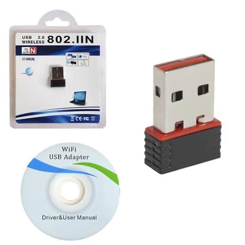Adaptador Nano Wifi 2.4GHz 802.11N Conector USB 2.0