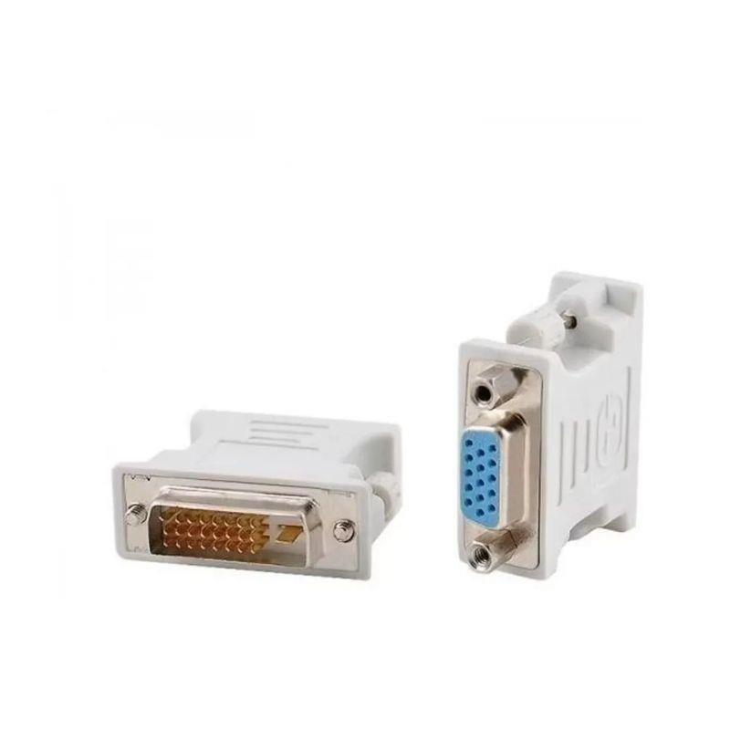 Adaptador DVI 24 + 1 macho para VGA fêmea