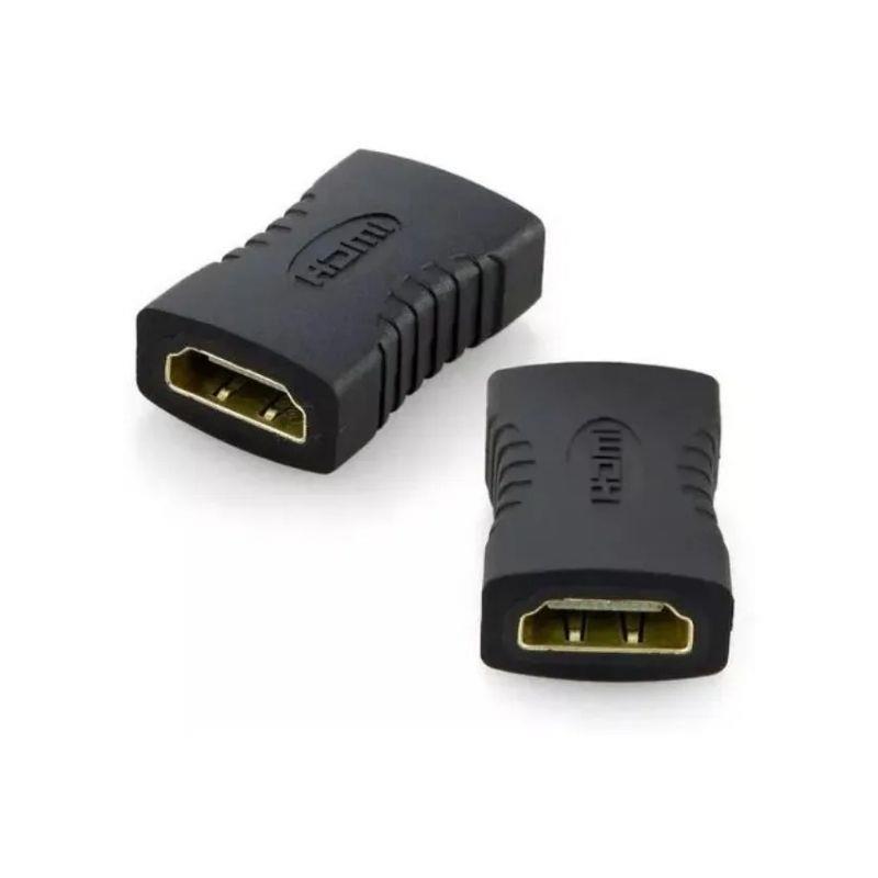 Kit 5 Adaptadores HDMI Fêmea para HDMI Fêmea
