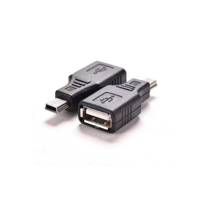 Kit 5 Adaptadores USB Fêmea para V3 Macho