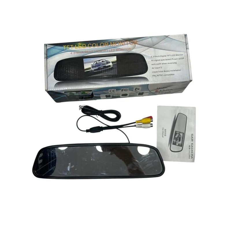 Câmera de Ré Retrovisor Automóveis HD 4.3 Polegadas Tela LCD