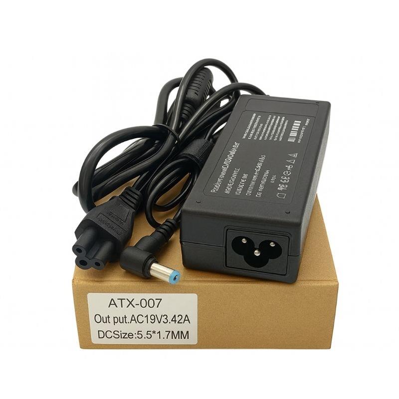 Fonte Carregador Notebook Acer 19V 3.42A Conector 5.5x1.7mm