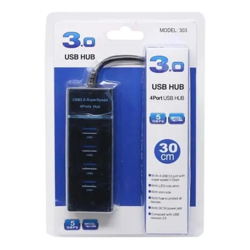 Hub USB 3.0 5Gbps 4 Portas