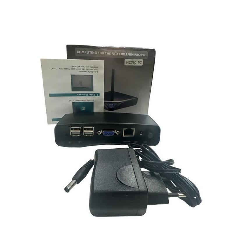 Mini Computador De Rede Servidor 4 Portas USB VGA NC760-PC