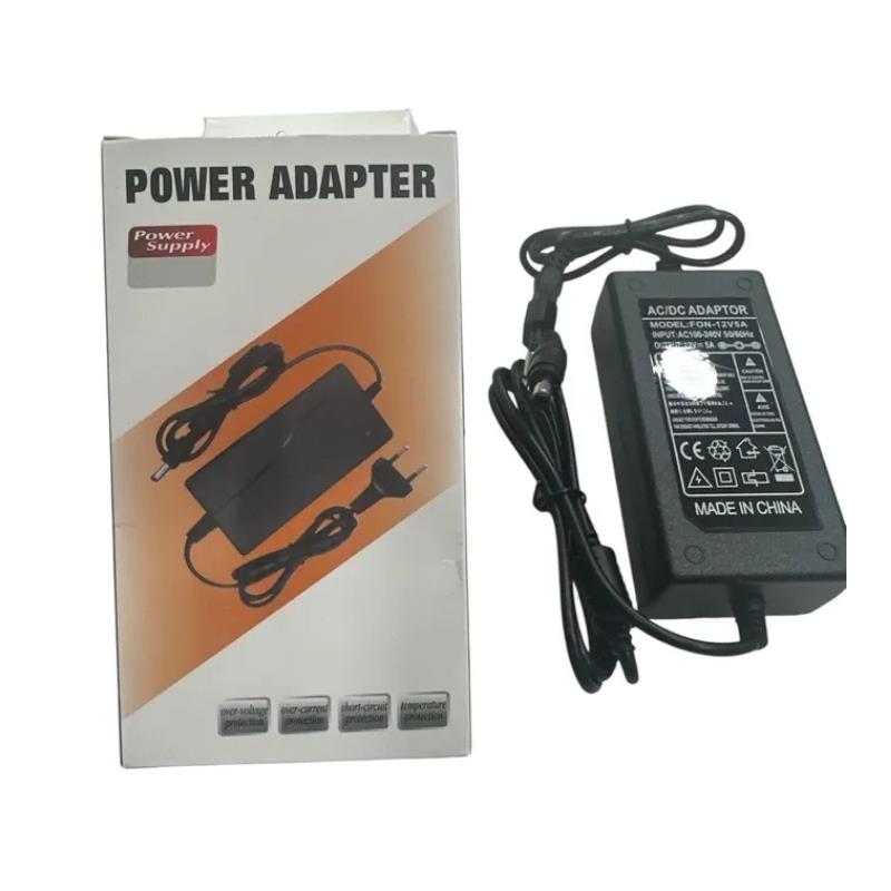 Fonte Carregador 12V 5A Conector 5.5x2.5mm