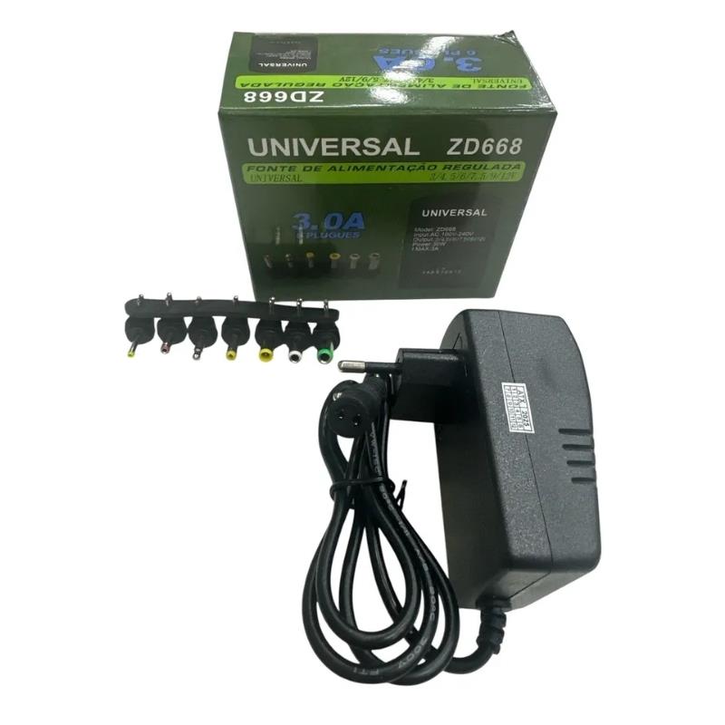 Fonte Carregador Universal 3V-12V