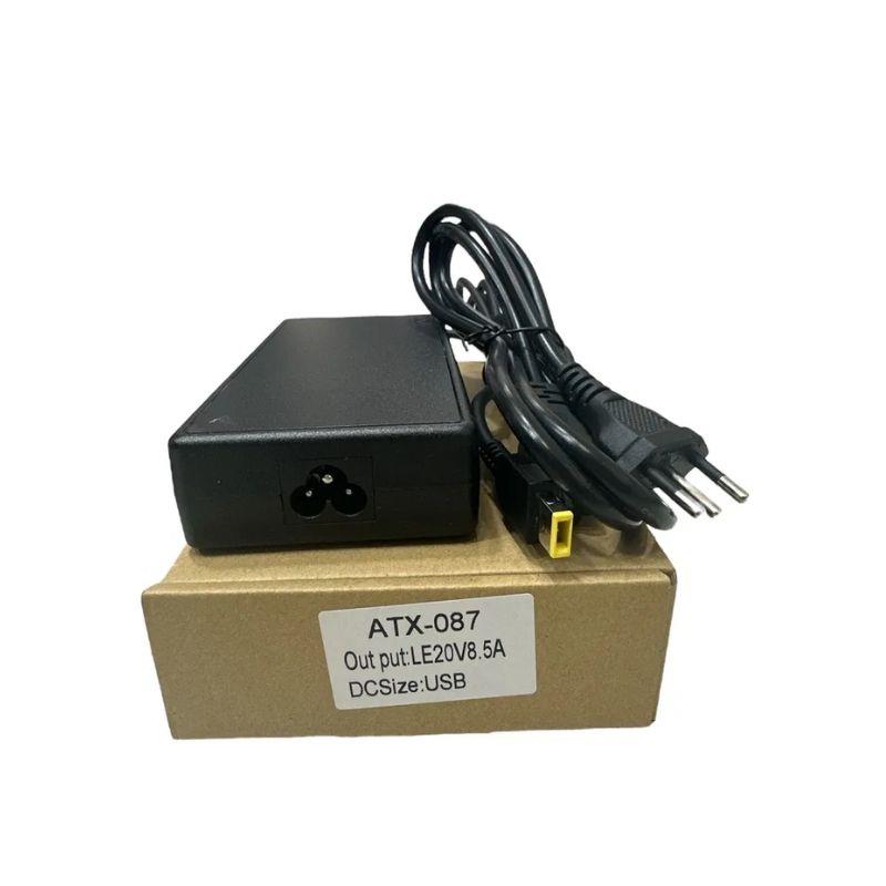 Fonte Carregador Notebook Lenovo 20V 8.5A Conector USB