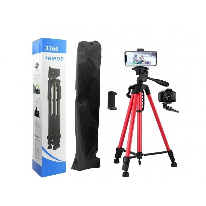 Tripé para Celular e Câmera Ajustável 3366 140cm