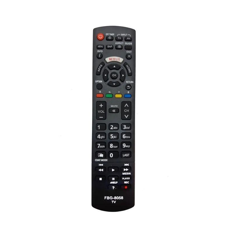 Controle Remoto TV Smart Compatível com Panasonic 8058