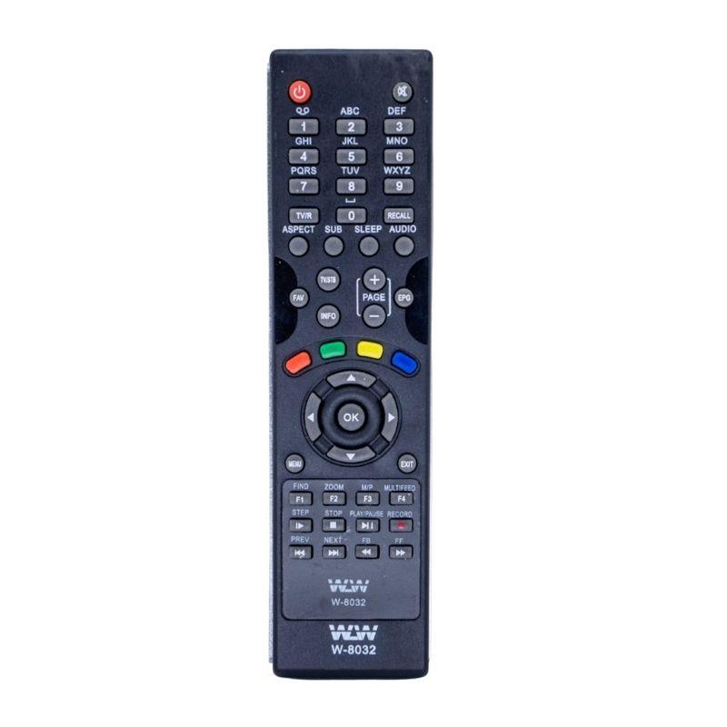 Controle Remoto TV Box Compatível com Bravissimo Twin 8032