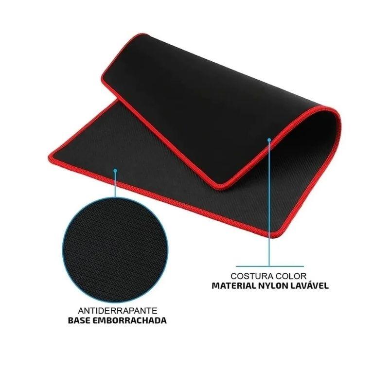 Mousepad Gamer Speed  27x22cm GB54356 MBTech Vermelho