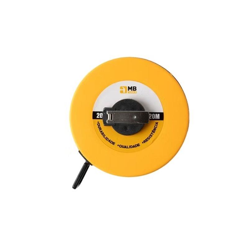 Fita Métrica com Manivela com Fibra de Vidro Profissional GB59198 MB Tools 20m