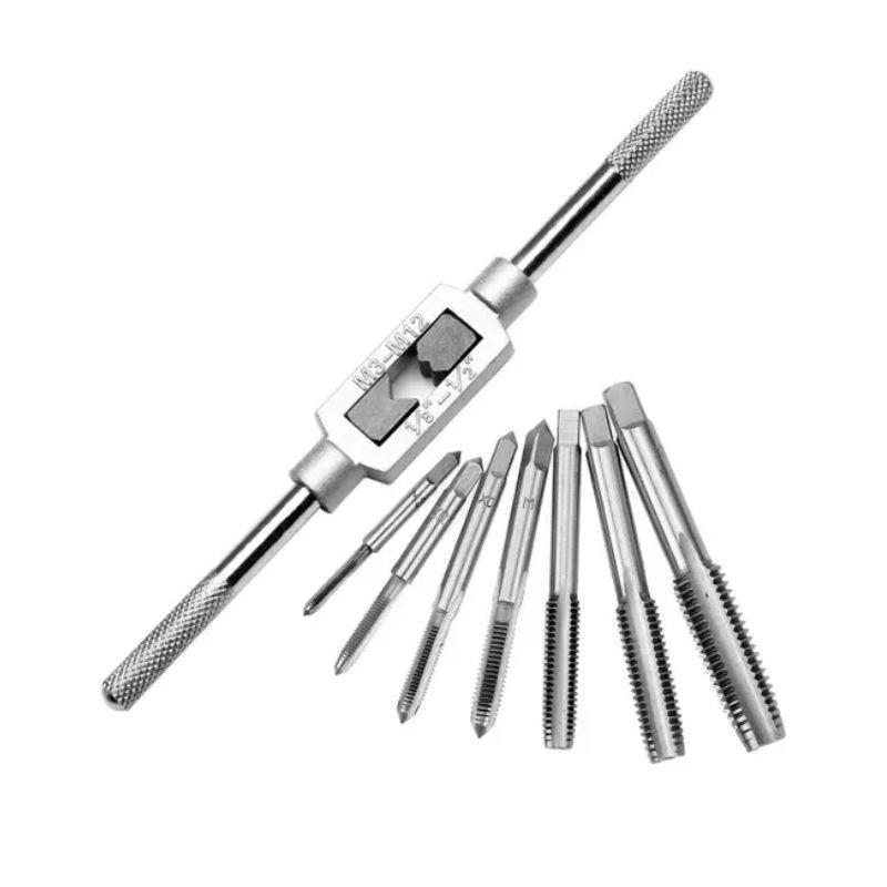 Conjunto Macho com Vira Macho MB Tools - 8 peças