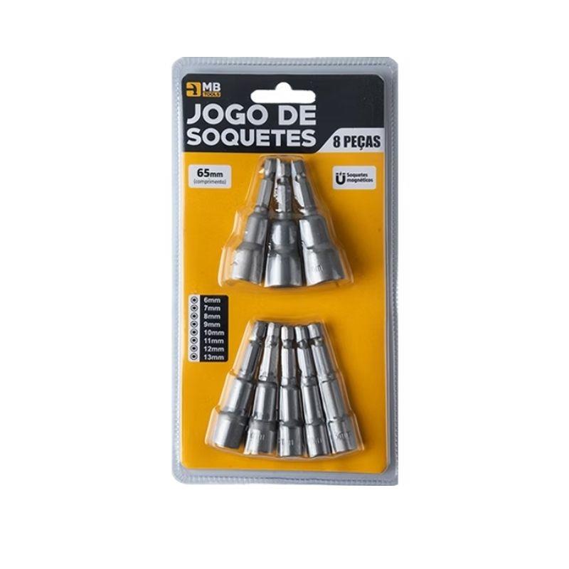 Conjunto Soquetes GB59207 MB Tools - 8 Peças