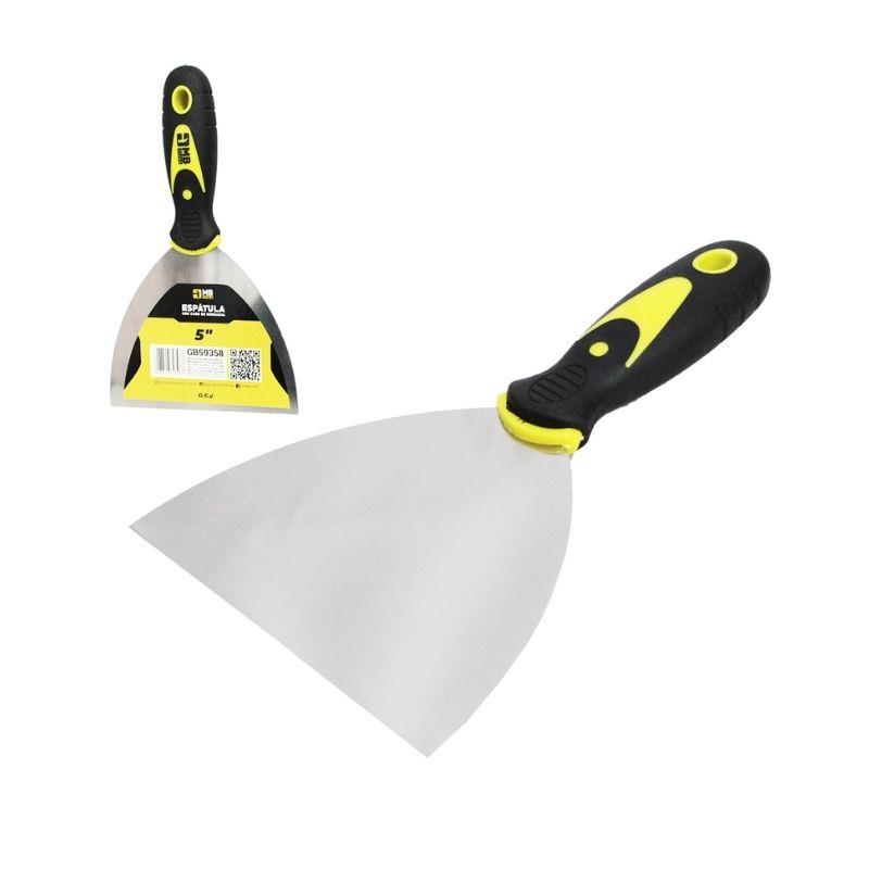Espátula de Aço Cabo Emborrachado 5