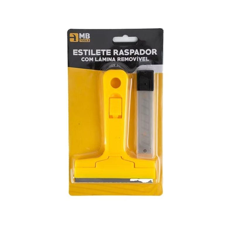 Estilete Raspador com Lâmina Removível GB59194 MB Tools 3 Lâminas Extras