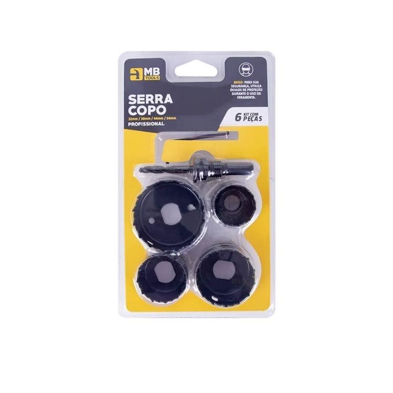Conjunto de Serra Copo 32mm/38mm/44mm/54mm  GB59126 MB Tools - 6 Unidades