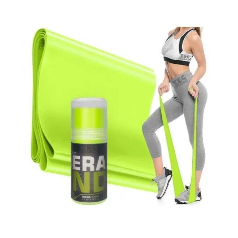 Faixa Elástica para Exercícios Multifuncionais e Fisioterapia 150cm MB57192 MB Fit - Cor Sortida