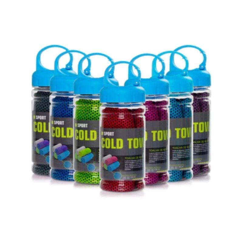 Toalha de Rosto Resfriamento Microfibra MB57310 MB Fit - Cor Sortida