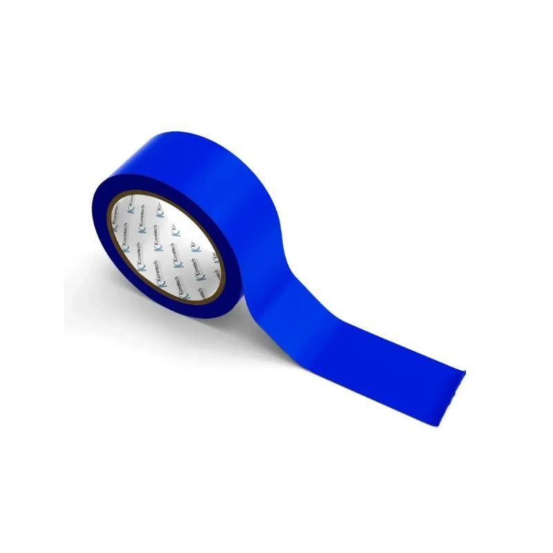 Kit 10 Rolos Fita Adesiva Azul 12mm x 10m Koretech - 10 Unidades