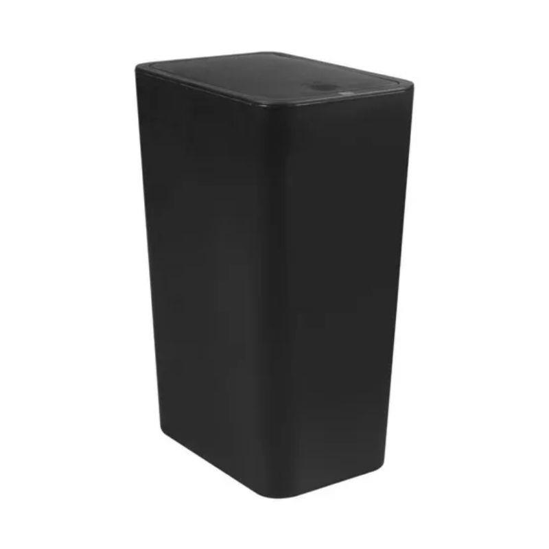 Lixeira Plástico Tampa Click 8l Astra Preto