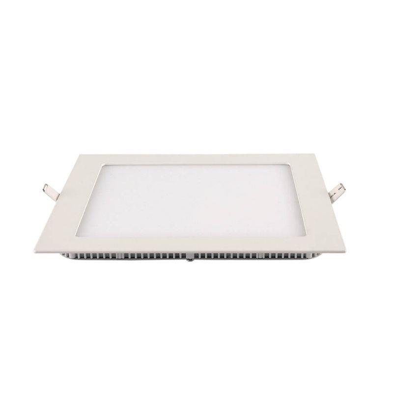 Painel de Led Embutir Quadrado Tech Slim Blumenau 12W 3000k Bivolt - Branco Quente